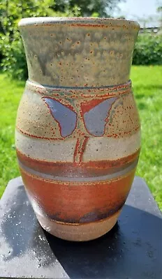 Buy Vintage Donald Don Glanville Studio Pottery Stoneware Vase Rustic Yorkshire  • 30£