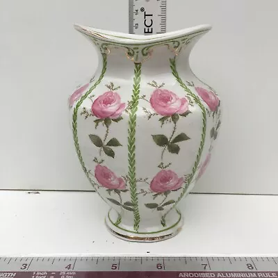 Buy Vintage Booths Porcelain Floral Roses Vase. • 9.95£