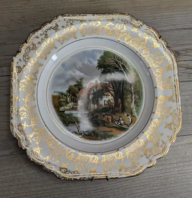 Buy Vtg 8.5  BCM/Genuine Lord Nelson Ware Constable  Valley Farm  Decorative Plate • 14.48£