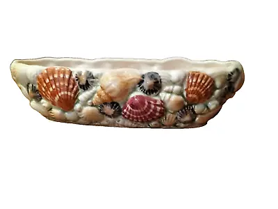 Buy SylvaC Marina Ceramic Posy Bar Vase Dish #4158 Shells Nautical Beach Vtg • 18.99£