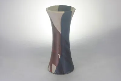 Buy Vintage Studio Pottery Waisted Vase Embossed Sun Mark • 14£
