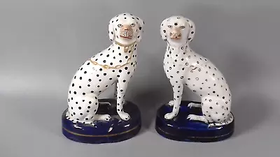 Buy Antique Staffordshire Dogs Dalmation Af Pottery • 9.99£