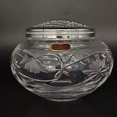 Buy Vintage Crystal Rose Bowl, Medium Size By Doulton International Crystal • 49.99£