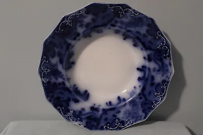 Buy Argyle Flow Blue 8 1/2  Soup Bowl By Grindley • 28.88£