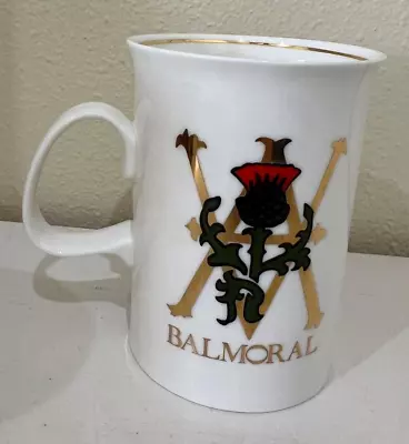 Buy Balmoral Queen Scot Royal Cup Fine Bone China With Gold Trim Made In England EUC • 18.05£