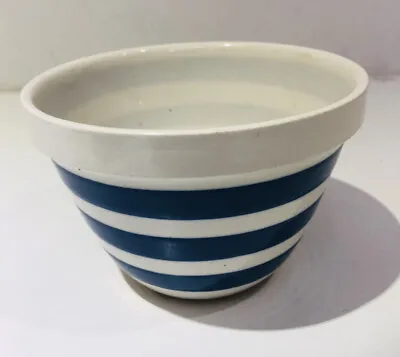 Buy Cornishware Imitation Small Bowl 9cm Height Blue & White Made In England Ah09 • 19.99£