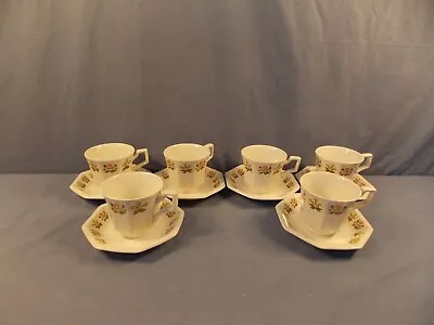 Buy JOHNSON BROTHERS  Posy  6 Cups & Saucers • 14.10£