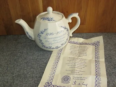 Buy Wood & Sons Commemorative Teapot American Revolution 1776 - 1976 • 5£