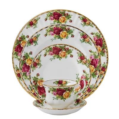 Buy Royal Albert Old Country Roses 40Pc China Set, Service For 8 • 1,049.05£