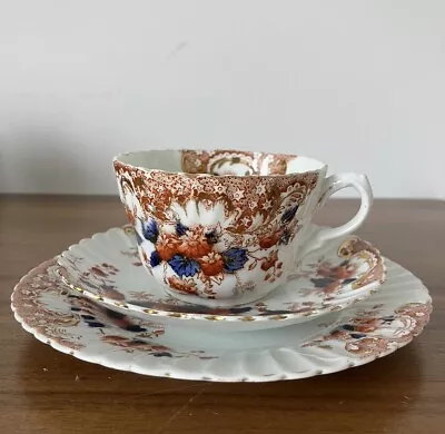 Buy Antique Imari Style Fenton China Tea Trio Cup Saucer Plate • 11.69£