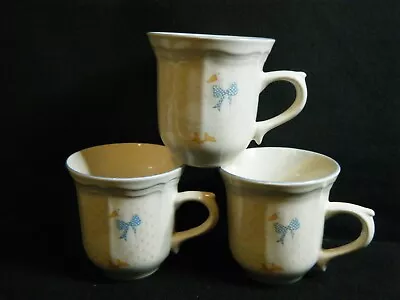 Buy 3 Pottery Mugs Country Cottage Goose  B15 • 4.99£
