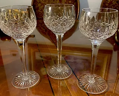 Buy RARE Vintage Cut Crystal Hock Wine Glasses Shaftesbury By Stuart • 237.18£