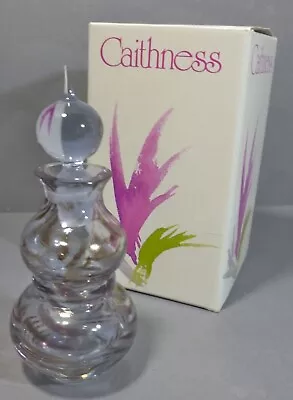 Buy Caithness Gold Stripe Glass Perfume Bottle With Stopper Handmade Original Box B • 20£