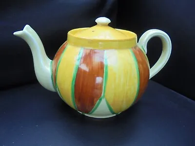 Buy A Clarice Cliff ORIGINAL BIZARRE Globe Shape Tea Pot. • 250£