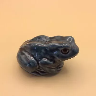 Buy Poole Pottery Ceramic Frog In Teal Glaze • 7.99£