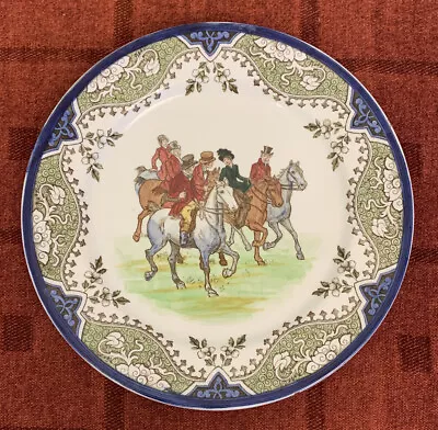 Buy Vintage Doulton Burslem Alma Horse Riding Plate 10.5” • 5£