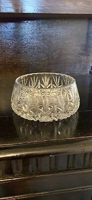 Buy English Crystal Fruit Bowl. Brierley Hill Single Crystal Cut Glass Westminster • 25£