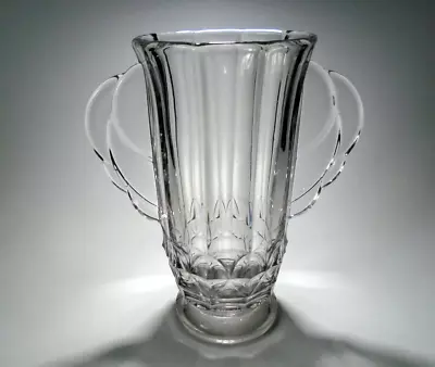 Buy Jobling Art Deco Winged Clear Glass Celery Vase 11700, C.1934; Reg. No. 795461 • 34.95£