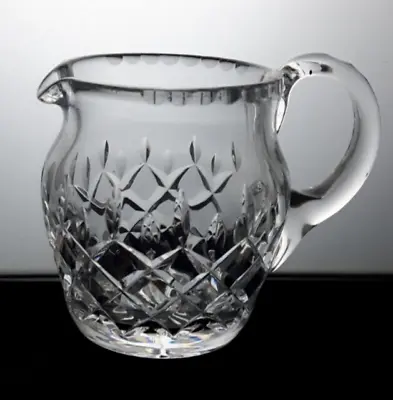 Buy Cut Crystal Glass 10cm / 310ml Milk Jug - Vintage • 12£