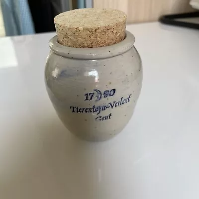 Buy Vintage Verlent Mustard Stoneware Jar Kitchenalia • 7£