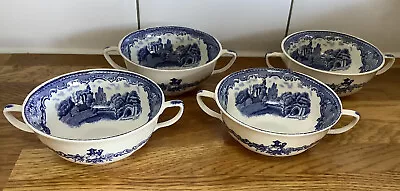 Buy Johnson Brothers Old Britain Castles 4 Double Handled Soup Coups • 16£