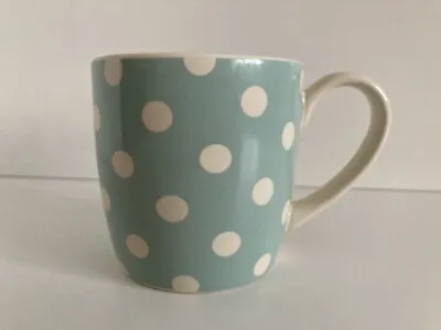 Buy Laura Ashley Polka Dot Ceramic Mug Cup Blue & White Tea Coffee • 6.99£