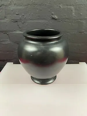 Buy Denby Bourne Large Black Vase 10  High 10.25  Wide RARE Unseen • 49.99£