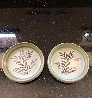 Buy BUCHAN SCOTLAND TWO PIN DISHES OR TEA MUG COASTERS 60s 70s EXCELLENT LEAVES • 8£