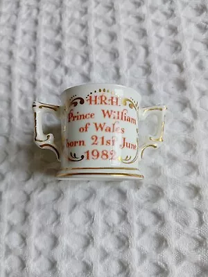 Buy Royal Crown Derby Miniature China Loving Cup Prince William Of Wales 1982 Second • 8£