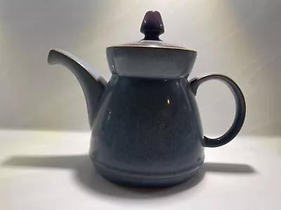 Buy Blue Vintage Stoneware Denby Storm Teapot In Excellent Condition, Holds 1 Litre • 32.99£