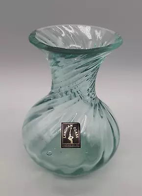 Buy Vintage Siddy Langham Glass Posy Vase With Twisted Body • 18£