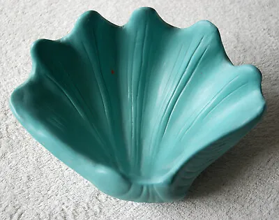 Buy Devon Ceramics Made In England Bright Blue Shell Trinket Jewellery Dish Ornament • 4.90£