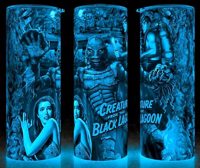 Buy Glow In The Dark Creature From Black Lagoon Universal Monsters Cup Mug Tumbler • 22.13£