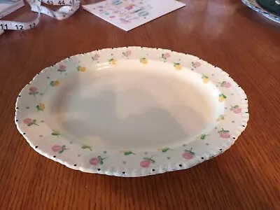 Buy C4 Pottery Ridgways Hand Painted Bedford Ware - Dainty Floral. Sandwich Platter • 15£