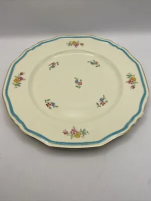 Buy Rare 1930 Alfred Meakin Astoria Shape Blue Ring Marigold 8 7/8” Luncheon Plate • 9.56£