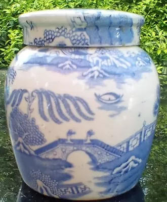 Buy Antique  Cetem  Ware Ginger Jar. • 18£