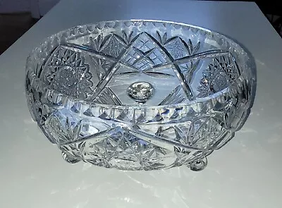 Buy Hobstar Crystal Glass Bowl • 12£
