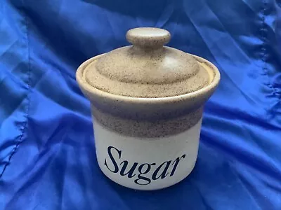 Buy Stoneware Sugar Jar. Brailsford Pottery. John Hermansen. Lidded. With Logo. • 8£