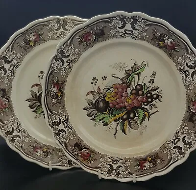 Buy Two Grindley  Lincoln  Pattern 10  Dinner Plates, Circa 1950 • 6.50£
