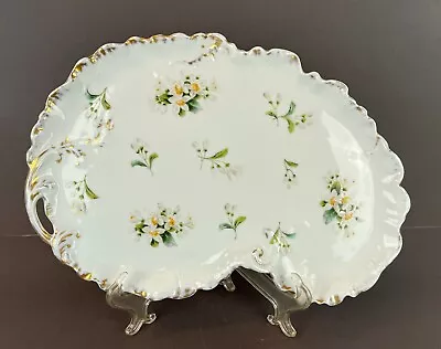 Buy Antique Limoges Wm. Guerin Royal China Vanity Tray Hand Painted Orange Blossoms • 113.85£