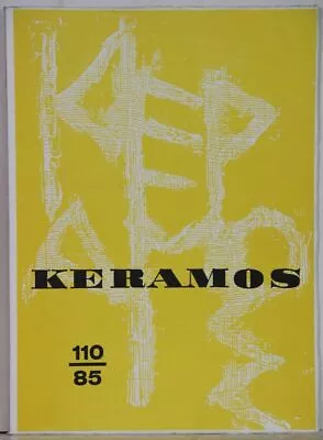 Buy Keramos 110. Magazine Of The Society For Ceramics E.V., Issue 110. • 15.74£