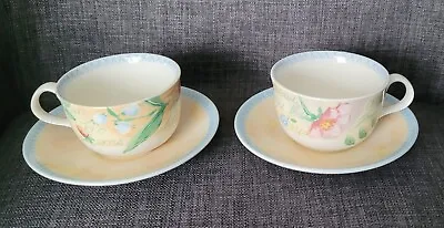 Buy 2 Royal Stafford Country Cottage Tea Coffee Cups & Saucers • 9.99£
