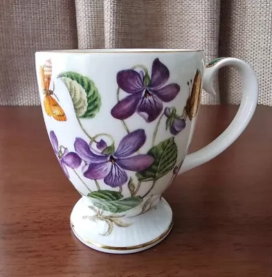 Buy Hudson Middleton Floral Fine Bone China Mug Coffee Tea Cup Made In England • 16.95£