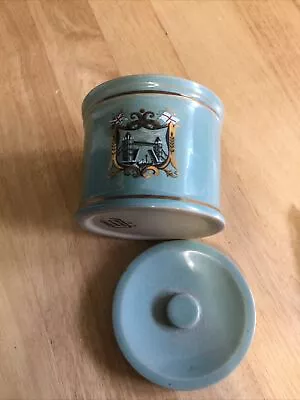 Buy Denby Pottery Blue Vintage  Tobacco Jar • 12£