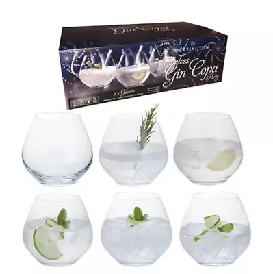 Buy Dartington Party Pack Set Of 6 Stemless Gin Copa Glasses - ST317156PK • 28.86£