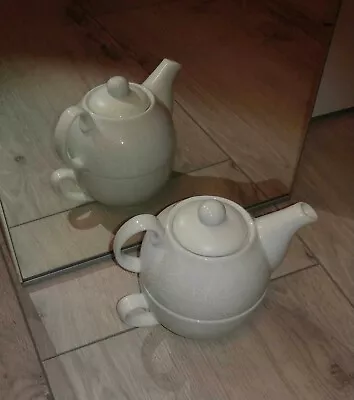 Buy Studia Concept Ultra Fine Porcelain Ware White Cup Tea Pot Set 2in1 • 19.21£