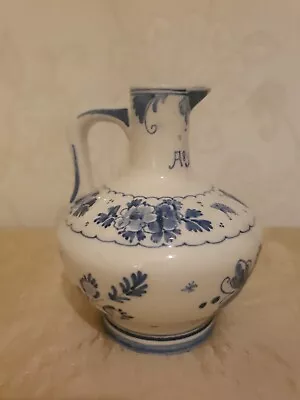 Buy Delft Blue And White Pottery Jug • 3.99£
