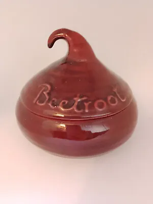 Buy Vintage Large Ceramic Beetroot Pot Kitchenalia Mid Century Sylvac-style • 5£