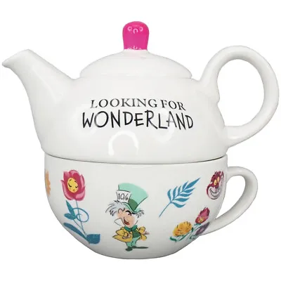 Buy Disney Alice In Wonderland Tea For One Set Teapot And Cup • 27.99£
