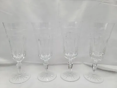 Buy Wedgwood Full Lead Crystal MONARCH Water Goblets Set Of 4 YUGOSLOVIA 8.75  • 104.35£